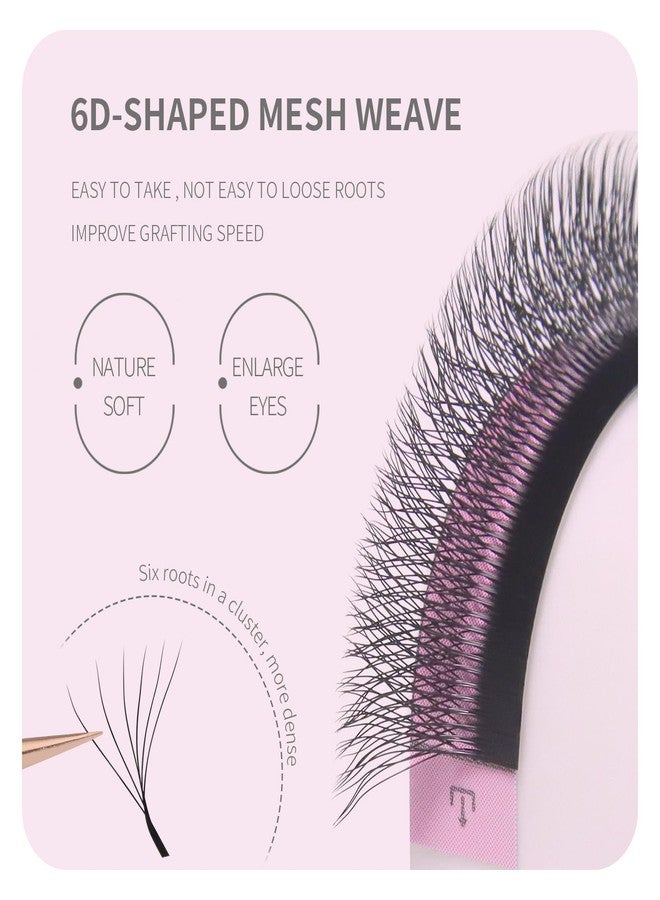 ANNAFRIS 6D Premade Fan W Shape Eyelash Extensions 0.07 D Curl 11mm Volume Self Fanning False Lashes Makeup Supplies Professional Use Lash Extension(0.07 D, 11mm) - Image 2